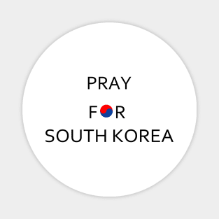Pray For South Korea Magnet